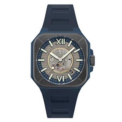 Montre automatique ARMOURY SKELETON AUTOMATIC EARNSHAW Silicone Bleu