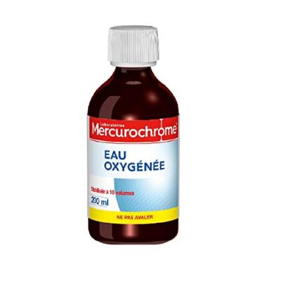 Mercurochrome Eau oxyg&eacute;n&eacute;e 10 Volumes, 200ml