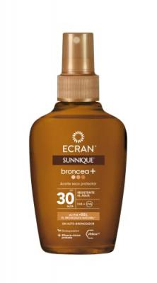 Ecran - Ecran Sunnique Broncea+ Aceite Vapo Spf30 Cr&eacute;me solaire 100 ml