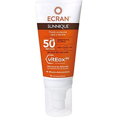 Ecran Sun Lemonoil Cara & Escote Fluido Solar Cr&egrave;me Solaire SPF50+