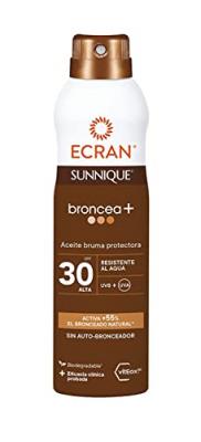 Ecran Sunnique Brume Protectrice Huile Spray 250 ml FPS 30 ET PLUS