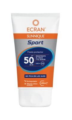 Ecran - Ecran Sunnique Sport Fluide Visage Spf50 Cr&eacute;me solaire 40 ml