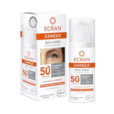 Ecran Sunnique soin visage anti-&acirc;ge SPF50+ 50 ml