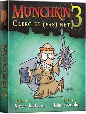 Jeu de strat&eacute;gie Asmodee Munchkin 3 Clerc et (pas) Net Extension