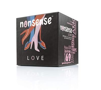 Editions du Hibou- Nonsense Love Jeu de Soci&eacute;t&eacute;, HIB0153, Version Fran&ccedil;aise