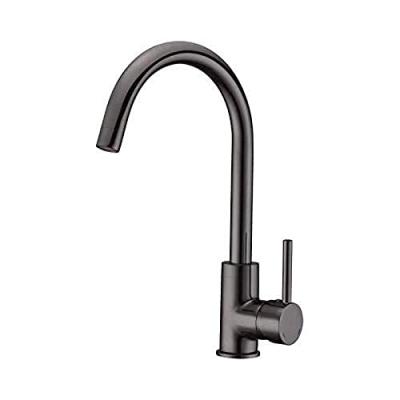 Robinet mitigeur de cuisine evier laiton chrome Bec haut manette laterale