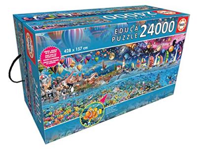 Educa Borras 24000 Pieces Vida El Mayor Wooden Puzzle Multicolore