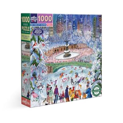 Puzzle 1000 pi&egrave;ces Eeboo New York City Skaters 