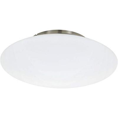 Eglo 97811 Plafonnier, Acier, 27 W, Nickel Mat