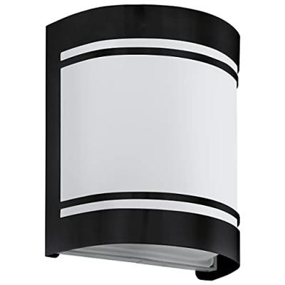Cerno applique murale d'ext&eacute;rieur encastrable noire ip44