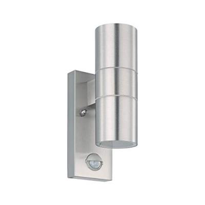 EGLO Applique LED &agrave; capteur d'ext&eacute;rieur Riga 5 2x3 W Acier inoxydable