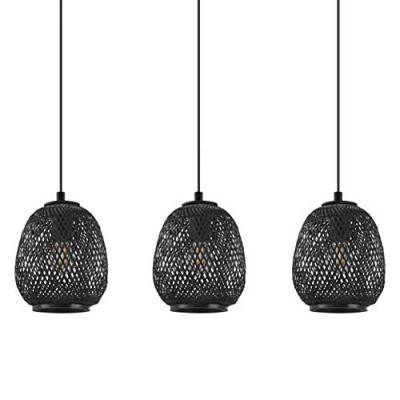 Suspension de noir Dembleby 1 l: 90 w: 20 h: 110cm dimmable