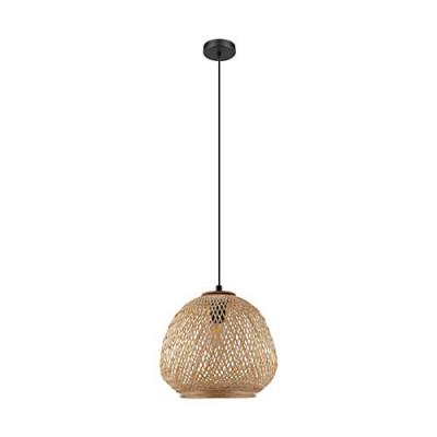 EGLO Suspension Dembleby, une lampe, naturel