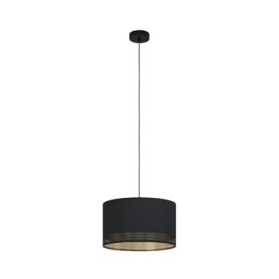 Esteperra plafonnier suspension cylindrique noir