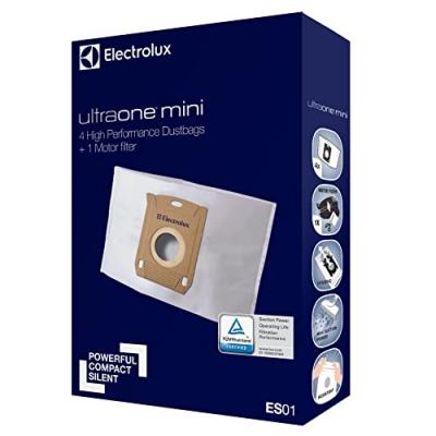 Sacs aspirateur Electrolux ES01 avec 1 filtre moteur Blanc