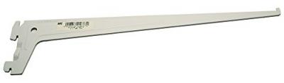Console 5121 2 crochets 35cm epoxy blanc