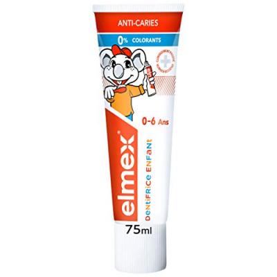 Dentifrice Enfant Anti-caries 0 - 6 Ans Elmex - Le Tube De 75ml