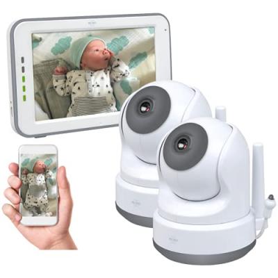 Baby Monitor Royale BC3000-2 avec &eacute;cran Tactile de 12, 7 cm et Application 2 cam&eacute;ras