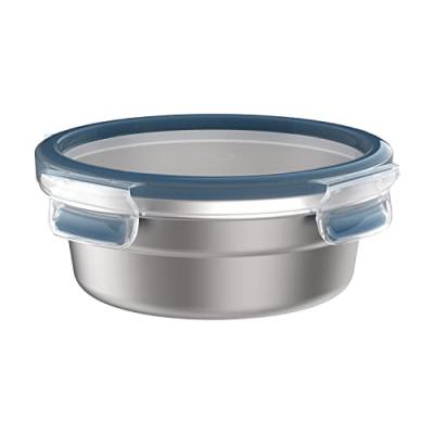 EMSA CLIP & CLOSE INOX Bo&icirc;te de conservation ronde N1150200