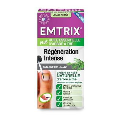 Emtrix Plus R&eacute;g&eacute;n&eacute;ration Intense Ongles Ab&icirc;m&eacute;s 10ml