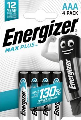 Pile Alcaline Max Plus Aaa/lr03, Pack De 4 Energizer - Le Pack De 4