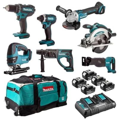 MAKITA Pack 7 outils 18V 5x5Ah - DLX7013PT1