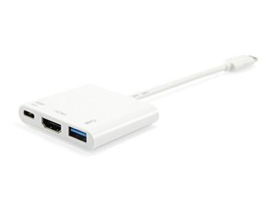 Equip 133461 station d'accueil USB 3.2 Gen 1 (3.1 Gen 1) Type-C Blanc