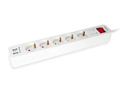 Equip Multiprise 5 Prises Schuko avec c&acirc;ble 1,5 m