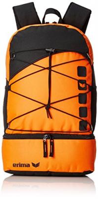 Erima Backpack avec fond Club 5 Orange / Noir 31 Litre