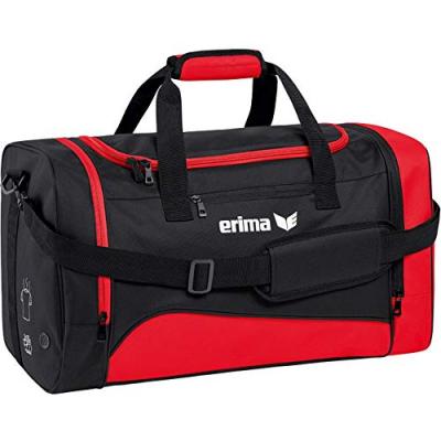 Erima Sac de Sport Grand Format, 55 cm, Rouge/Noir