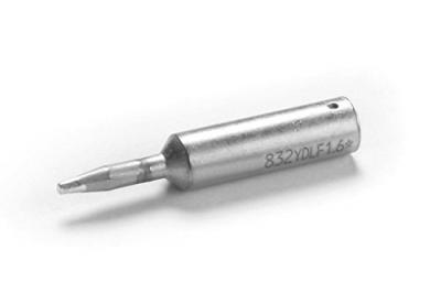 Ersa 0832YDLF Panne de fer &agrave; souder forme de burin, droite Taille de la panne 1.60 mm Contenu