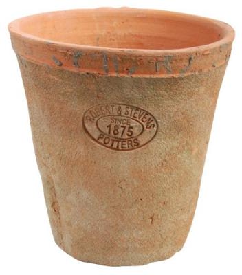 Pot pour plantes en terre cuite - d 16,3 cm x h 12 cm