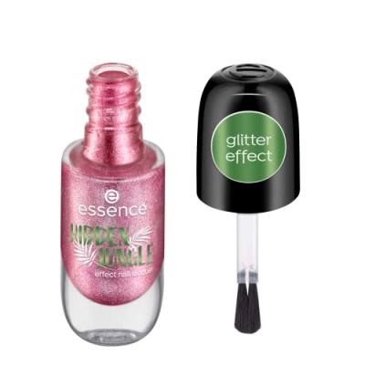 Essence Vernis &agrave; Ongles Effet Jungle Cach&eacute;e 8 ml 04 Myst&egrave;re Rose