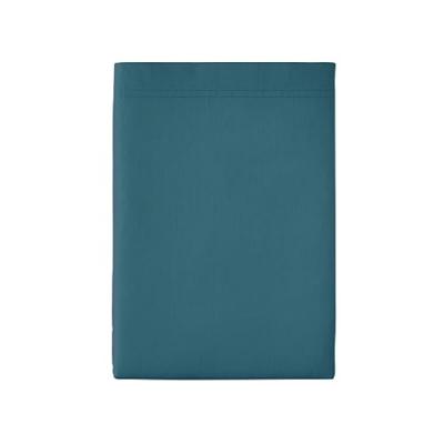 Drap plat en percale de coton, Premi&egrave;re, Emeraude, Essix