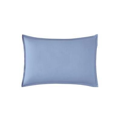 Taie d'oreiller en percale de coton, Premi&egrave;re, Bleu olympe, Essix