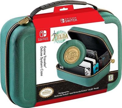 Etui De Luxe Pour Nintendo Switch Nacon - Zelda - Nns61g - Vert