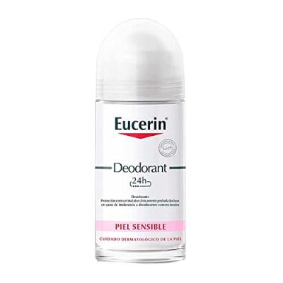Eucerin D&eacute;odorant pour peau sensible Roll On 24 heures 50 ml 50 ml