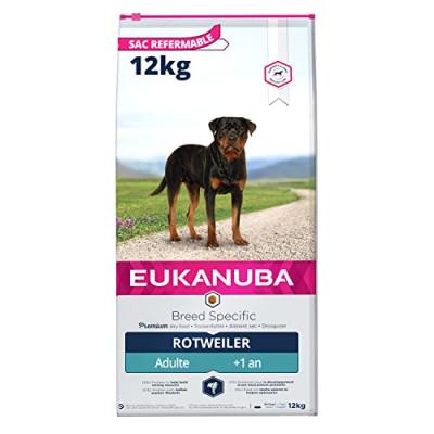 Eukanuba Breed Specific Rottweiler Adult Chicken 12kg Dog Food Dor&eacute;