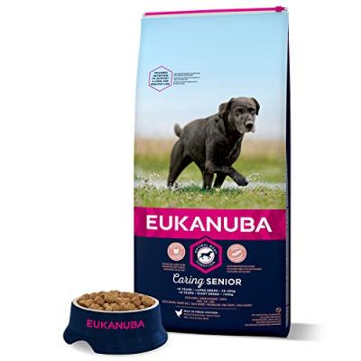 Eukanuba Caring Senior Large Breed au poulet pour Chien 2 x 15 kg