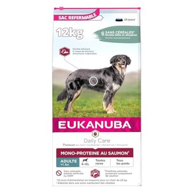 Eukanuba Daily Care Monoprotein au saumon pour chien 2 x 12 kg
