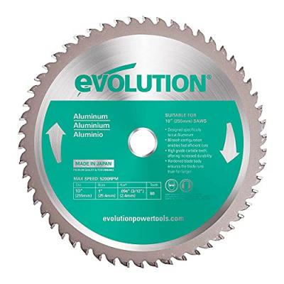 Lame sp&eacute;cifique pour l'aluminium D.255mm - Evolution