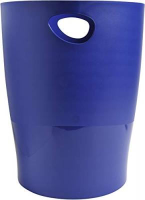 Exacompta Corbeille &agrave; papier Ecobin Exacompta bleu nuit