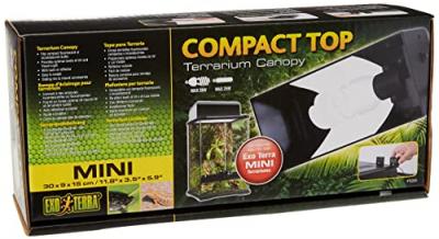 Rampe d'&eacute;clairage Compact Top pour Terrarium Exo Terra Mini 30 cm