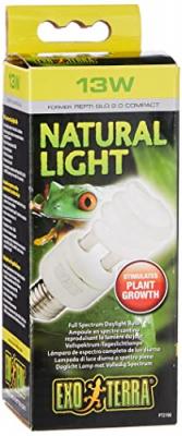 Ampoule Natural Light lumi&egrave;re du jour fluocompacte Exo Terra E27 25 w