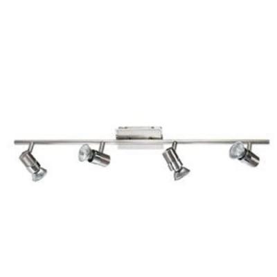 Fabas 2554-80-178 Spot GU10 4 X 50W Nickel Satin&eacute; / Chrome