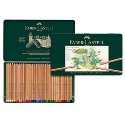 Faber-Castell 112136 Crayon PITT PASTEL bo&icirc;te m&eacute;tal de 36 pi&egrave;ces