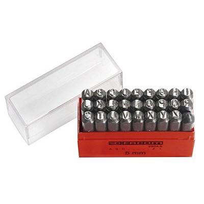 Jeux de 26 lettres et point &agrave; frapper 5 mm Facom 292A.5