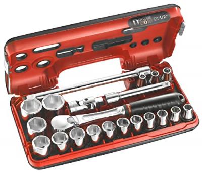 Facom 1 Coffret Cliquet &Eacute;tanche Sl161 1/2" 6 Pans - 21 Pi&egrave;ces Facom