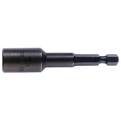 Douille 1/4'' pour 6 pans de 10mm longueur 70mm - EF.6D10L