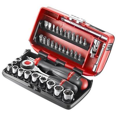 Facom 1 Coffret Douilles 1/4" Nano6 Pans En Pouces Facom